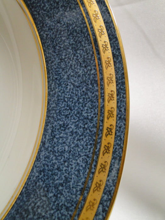 Mikasa Imperial Lapis, Blue Marble Rim, Gold: Rim Soup Bowl (s), 8 5/8"