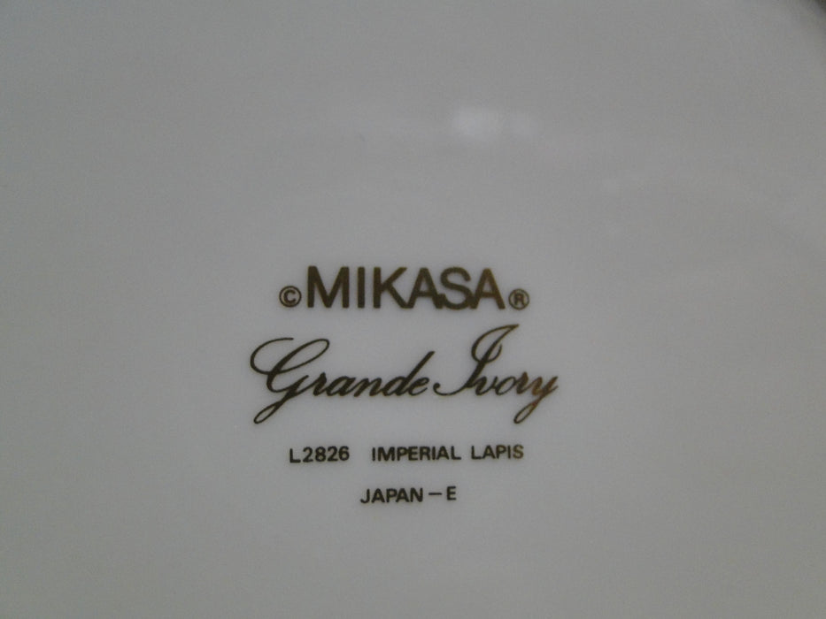 Mikasa Imperial Lapis, Blue Marble Rim, Gold: Salad Plate (s), 7 5/8"