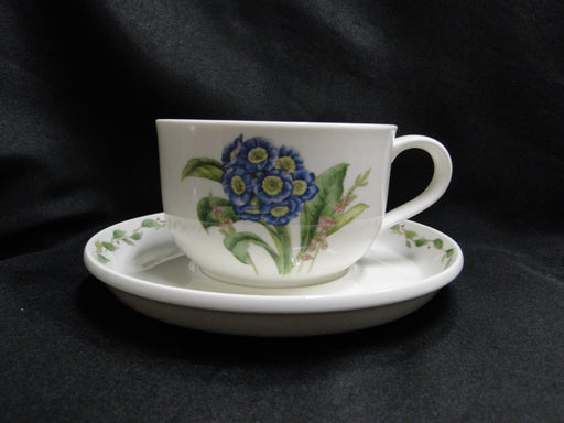 Noritake Gourmet Garden: Cafe au Lait Cup & Saucer Set, 2 3/4", #12 Primula