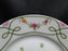 Raynaud Ceralene Guirlandes, Green Line, Flowers: Salad Plate, 7 5/8", As Is