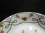 Raynaud Ceralene Guirlandes, Green Line, Flowers: Coupe Soup Bowl (s), 7 7/8"