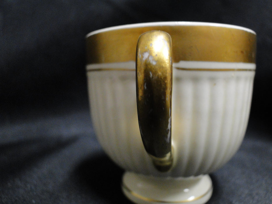 Wedgwood Edme Heavy Gold Trim: Demitasse Cup & Saucer Set, 2 1/2", As Is