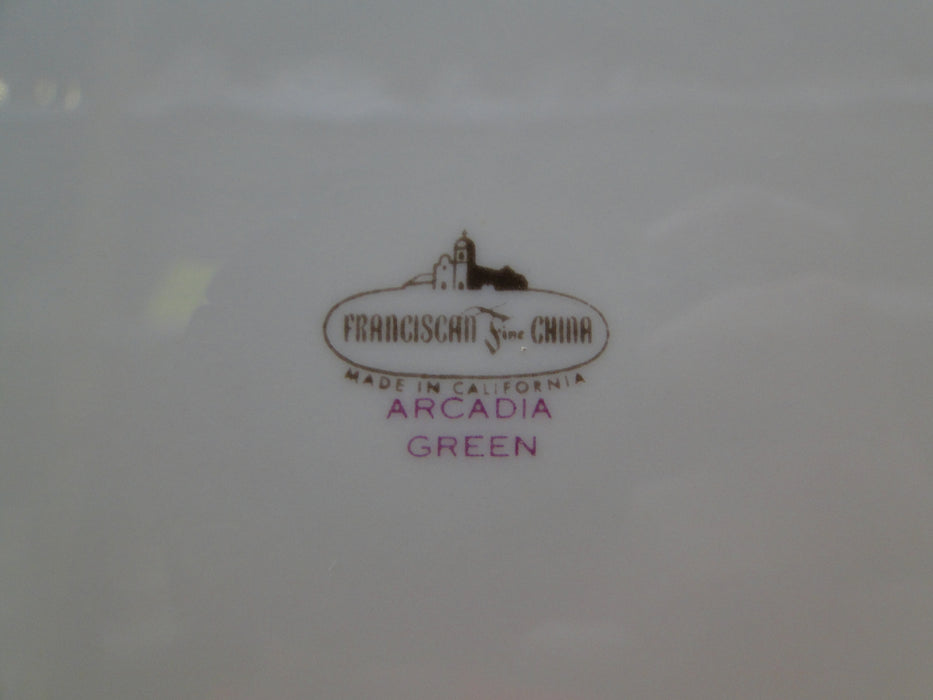 Franciscan Arcadia Green, Green/Gold Leaves: Bread Plate (s), 6 1/4"
