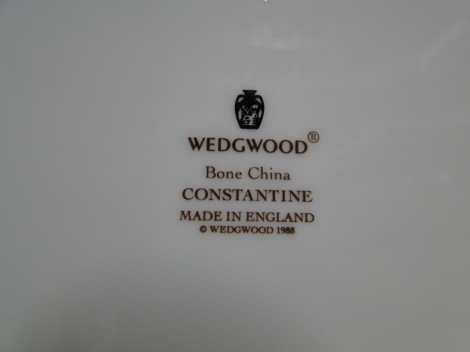 Wedgwood Constantine, Black & Gold Design on Rim: Salad Plate (s), 8 1/8"