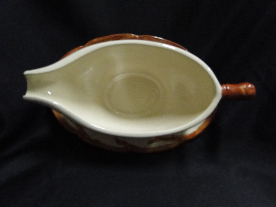 Franciscan Apple, USA: Gravy Boat w/ Attached Underplate