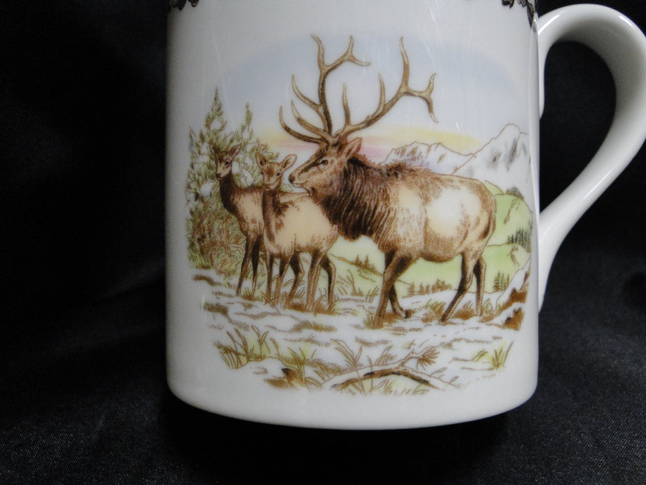 Spode Woodland Winter Scenes Elk: NEW Mug (s), 4 1/4" Tall, 16 oz