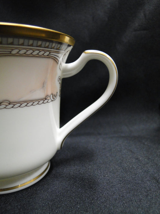 Noritake Pacific Majesty, 9771, White Shells, Pink Rim: Cup & Saucer Set (s), 3"