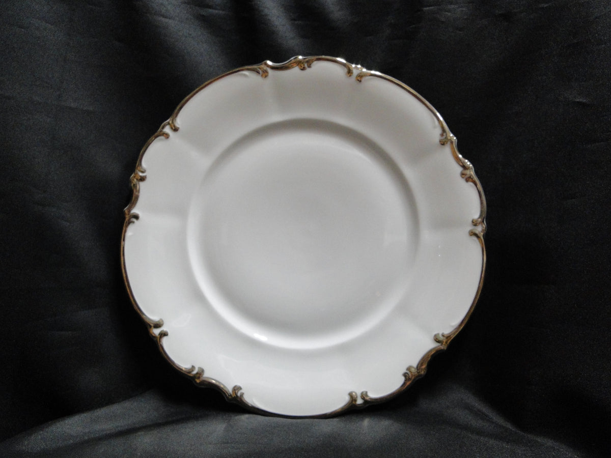 Hutschenreuther Revere, White w/ Platinum: Dinner Plate (s), 10