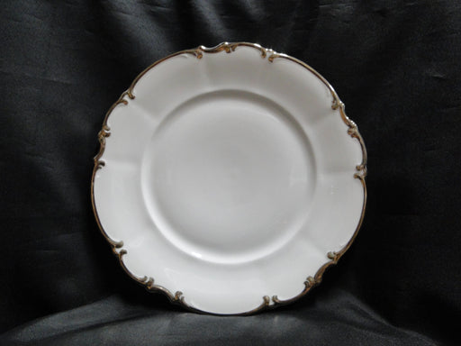 Hutschenreuther Revere, White w/ Platinum: Dinner Plate (s), 10", Smaller
