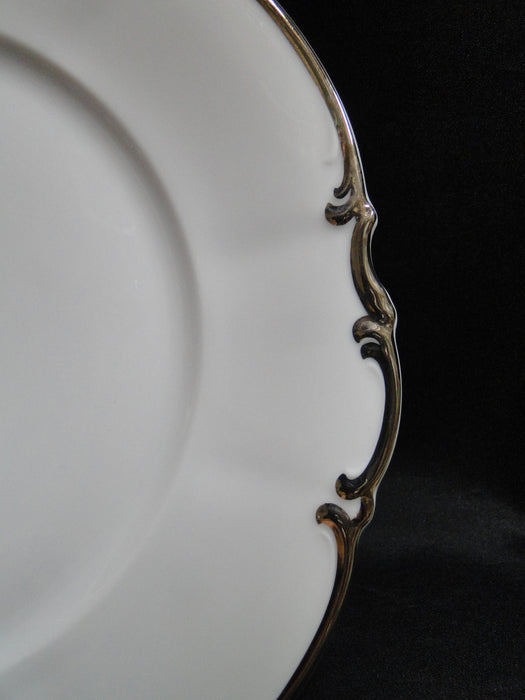 Hutschenreuther Revere, White w/ Platinum: Salad Plate (s), 8"