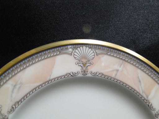 Noritake Pacific Majesty, 9771, White Shells, Pink Rim: Bread Plate (s), 6 3/4"