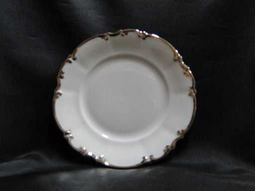 Hutschenreuther Revere, White w/ Platinum: Bread Plate (s), 6 1/4"