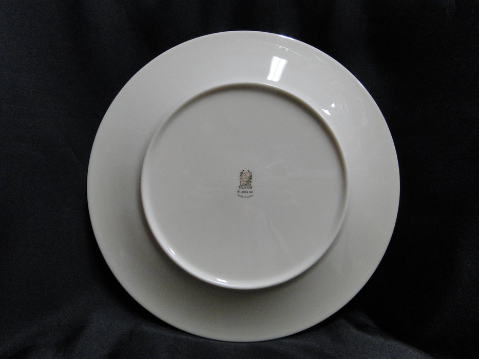 Lenox Solitaire, Ivory w/ Platinum Trim: Dinner Plate (s), 10 5/8"