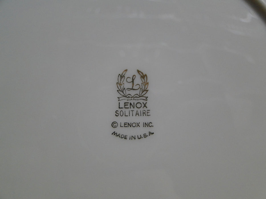 Lenox Solitaire, Ivory w/ Platinum Trim: Salad Plate (s), 8 1/8"