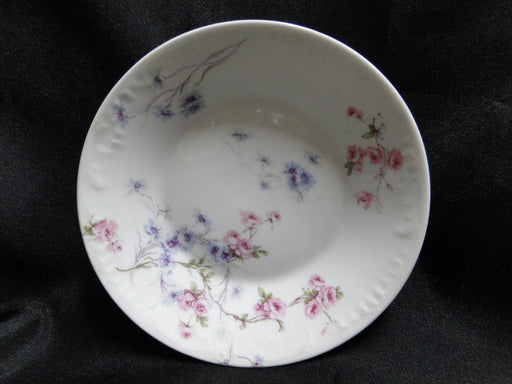 Haviland (Limoges) Schleiger 309, Pink & Blue Flowers: Fruit Bowl 4 7/8" As Is