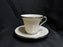 Lenox Solitaire, Ivory w/ Platinum Trim: Cup & Saucer Set (s), 3" Tall