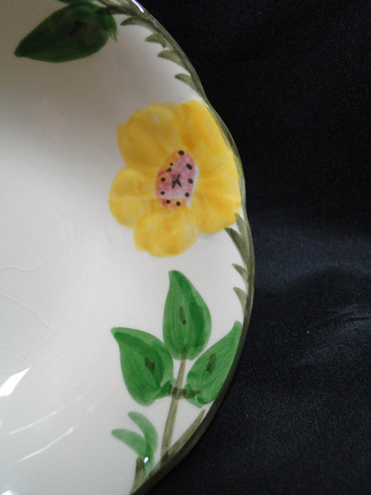Franciscan Meadow Rose, Yellow, USA: Coupe Cereal Bowl, 6", Crazing