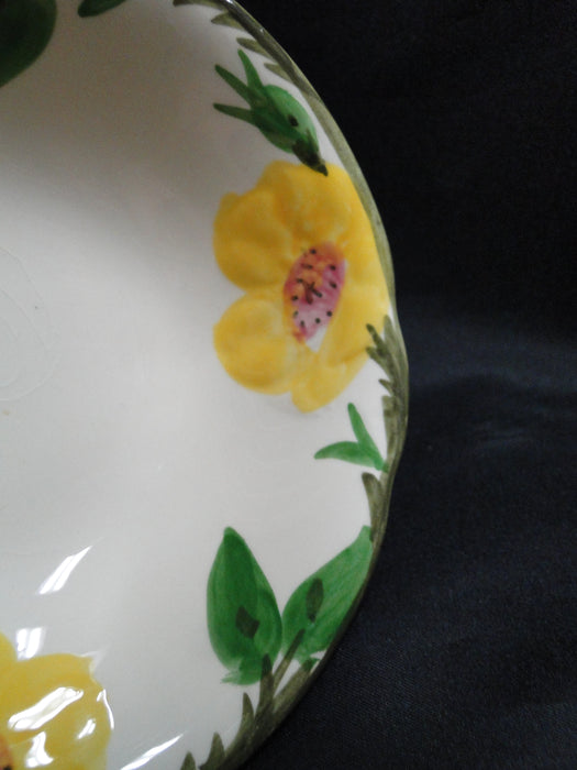 Franciscan Meadow Rose, Yellow, USA: Coupe Cereal Bowl, 6", Crazing