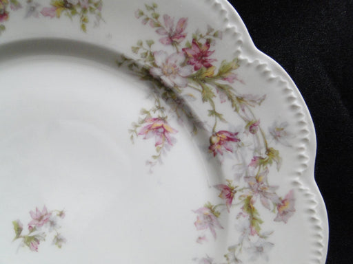 Haviland (Limoges) Schleiger 91F, Lavender & Gray: Dinner Plate, 9 3/4", As Is