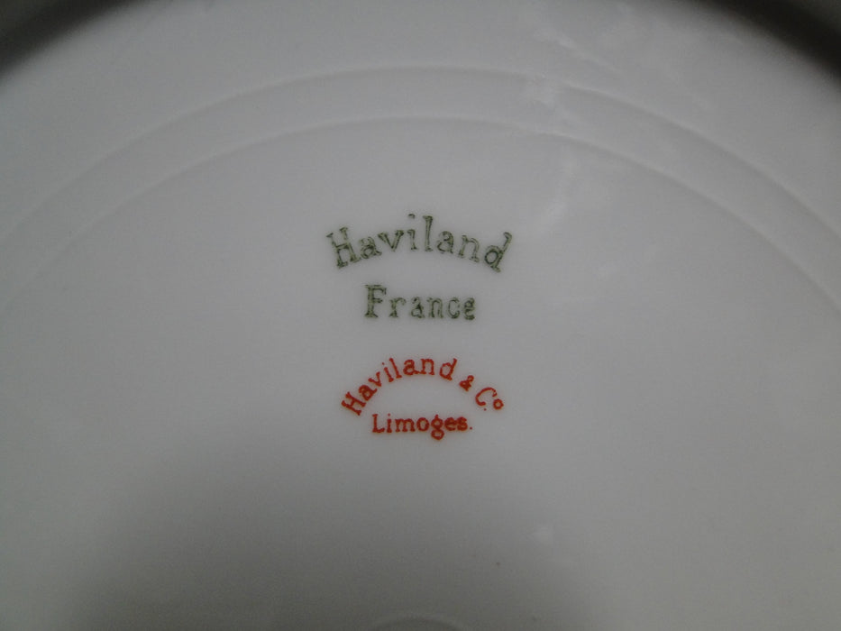 Haviland (Limoges) Schleiger 91F, Lavender & Gray: Dinner Plate, 9 3/4", As Is
