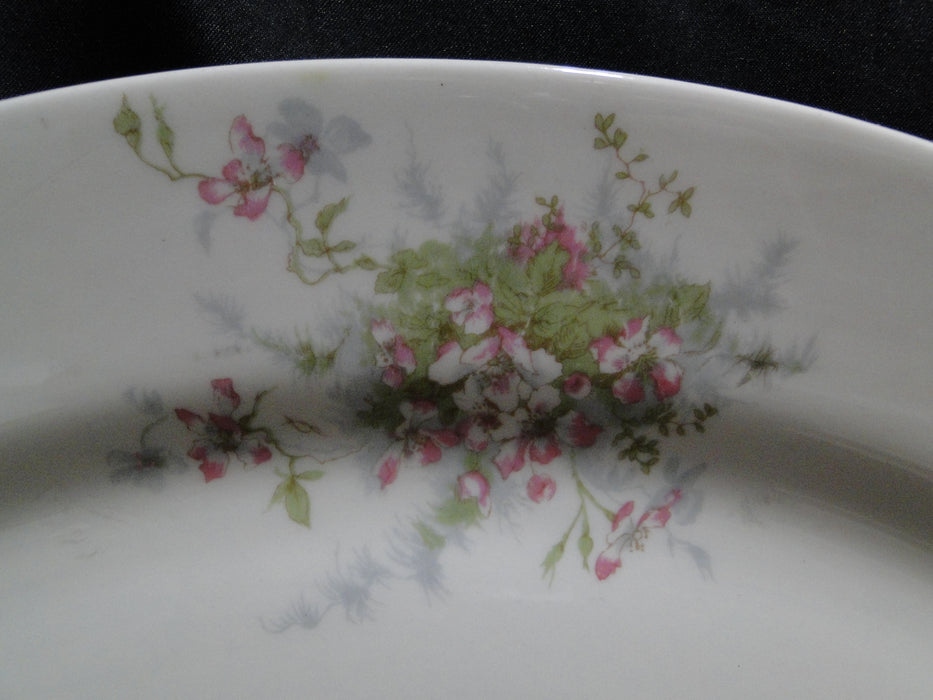 Haviland (New York) Apple Blossom: Oval Serving Platter, 16 1/4", White, No Trim