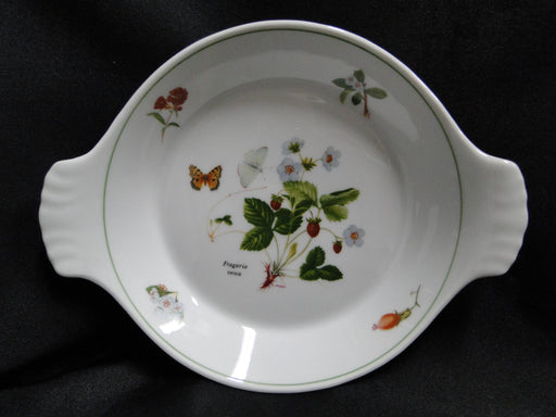 Louis Lourioux Vesca, Strawberries: Au Gratin, Round w/ Green Trim, 8 1/4"