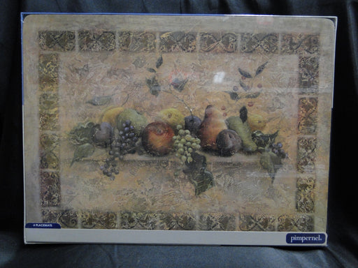 Pimpernel Tuscan Palette, Fruit: NEW Set of Four Placemats (s), 15.7" x 11.7”