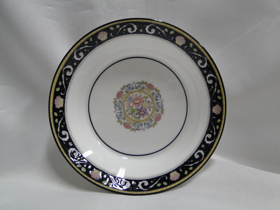 Wedgwood Runnymede Blue, Pink Shells: Fruit Bowl (s), 5 1/8", Vase Bkstmp