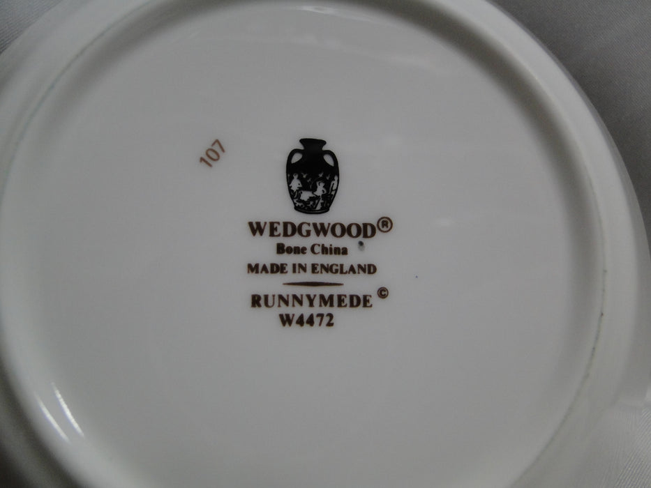 Wedgwood Runnymede Blue, Pink Shells: Fruit Bowl (s), 5 1/8", Vase Bkstmp