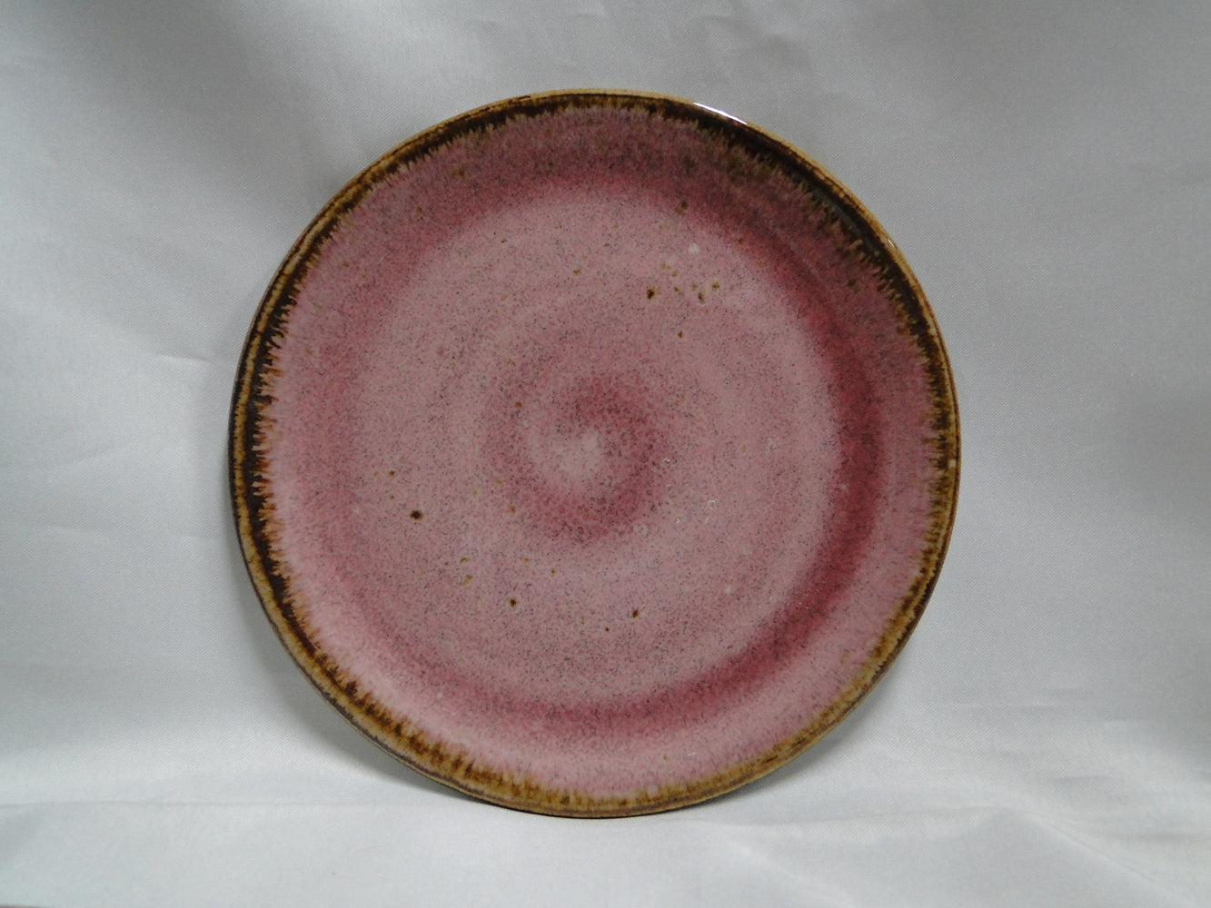 Steelite Craft, England: NEW Raspberry (Pink) Coupe Bread Plate (s), 6"