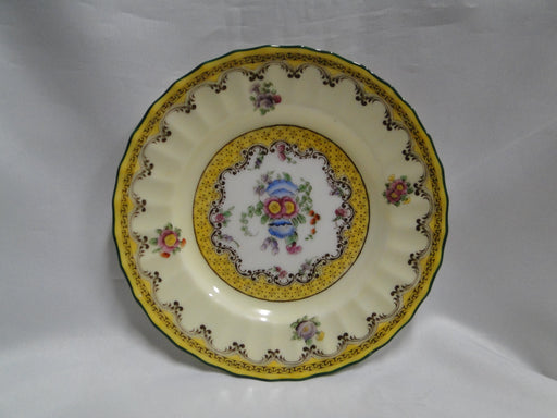 Royal Worcester Willoughby, Florals, Yellow: Bread Plate (s), 6 1/8"