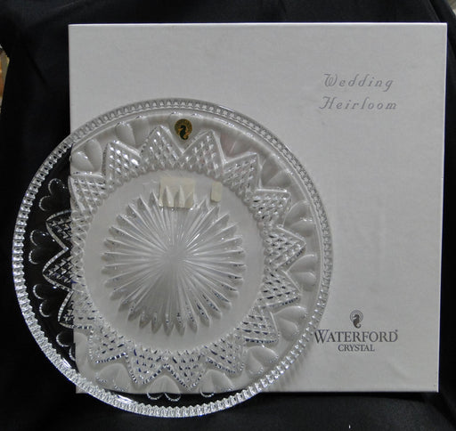 Waterford Crystal Wedding Heirloom, Cut Hearts: Cake Plate, 12", Box