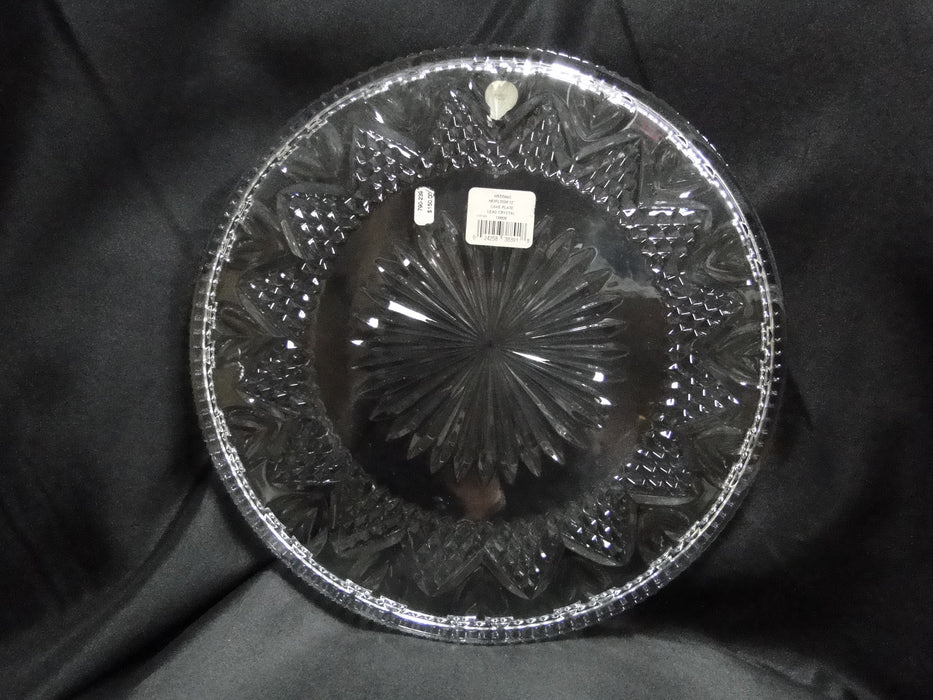 Waterford Crystal Wedding Heirloom, Cut Hearts: Cake Plate, 12", Box