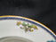 Minton B898, Blue Bands, Florals, Smooth: Rim Soup Bowl, 9"