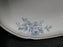 Royal Tettau Damask Rose, Blue / Green Roses: Oval Relish Dish, 9 5/8" x 5 3/4"