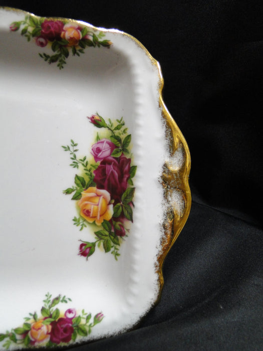 Royal Albert Old Country Roses, England: Sandwich Tray, 11 5/8" x 6 7/8"