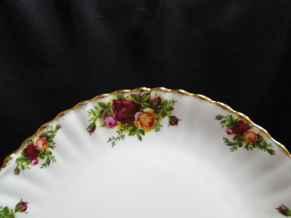 Royal Albert Old Country Roses, England: Round Handled Cake Plate, 10 3/4"