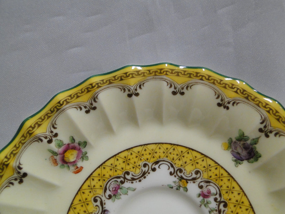 Royal Worcester Willoughby, Florals, Yellow: 5 3/4" Saucer Only
