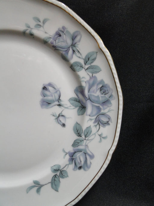 Royal Tettau Damask Rose, Blue / Green Roses: Salad Plate, 8 3/8", As Is
