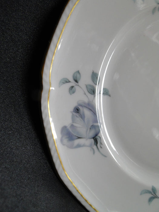 Royal Tettau Damask Rose, Blue / Green Roses: Salad Plate, 8 3/8", As Is