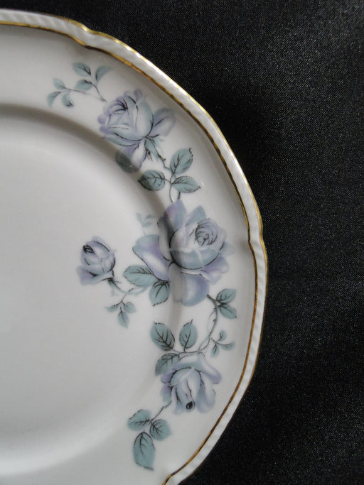 Royal Tettau Damask Rose, Blue / Green Roses: Bread Plate (s), 6 1/4"