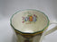 Royal Worcester Willoughby, Florals, Yellow: Flat Demitasse Cup & Saucer