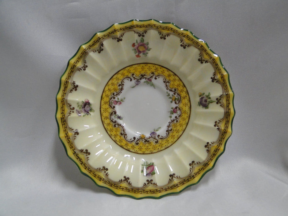 Royal Worcester Willoughby, Florals, Yellow: Footed Demitasse Cup & Saucer