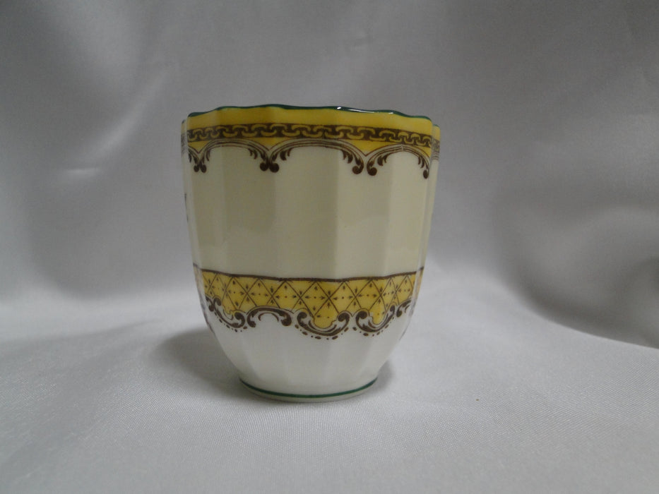 Royal Worcester Willoughby, Florals, Yellow: 2 1/4" Footed Demitasse Cup Only