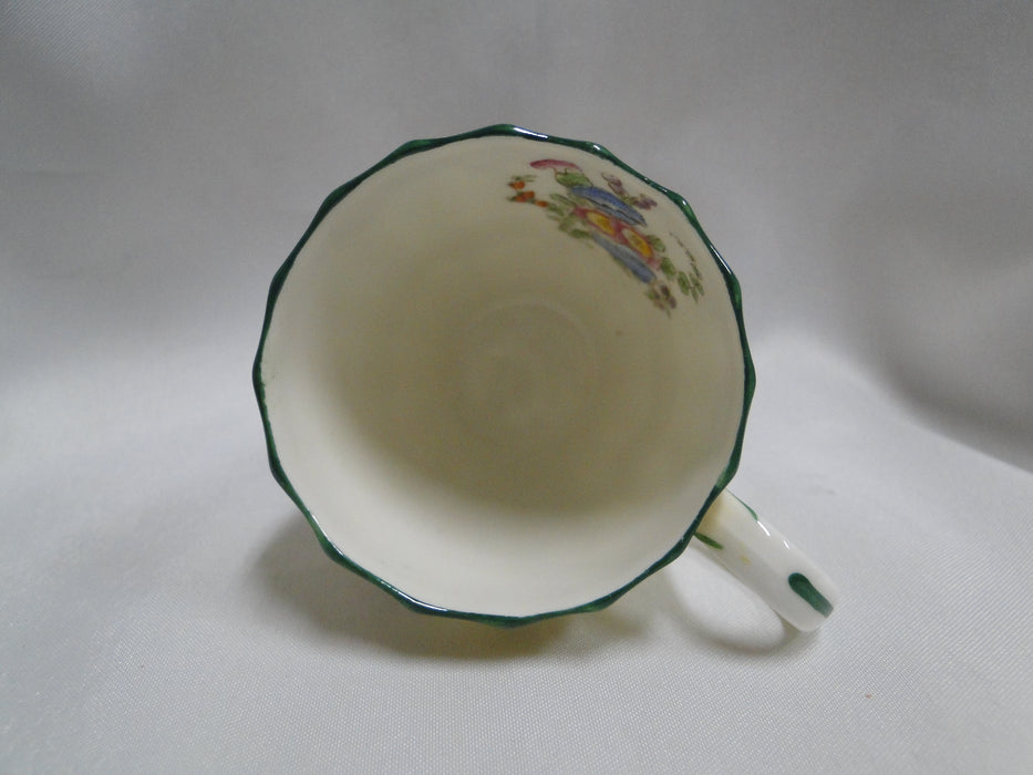 Royal Worcester Willoughby, Florals, Yellow: Footed Demitasse Cup & Saucer