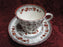 Spode Indian Tree Orange Rust: Cup & Saucer Set, 2 3/4" Tall, Wear