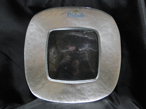 Badash Silver Leaf: NEW Silver Square Glass Charger, 12 1/4", Box