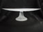 Badash White Alabaster, Silver Trim: NEW Footed Glass Cake Stand (s), 13", P240S