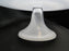 Badash White Alabaster, Silver Trim: NEW Footed Glass Cake Stand (s), 13", P240S