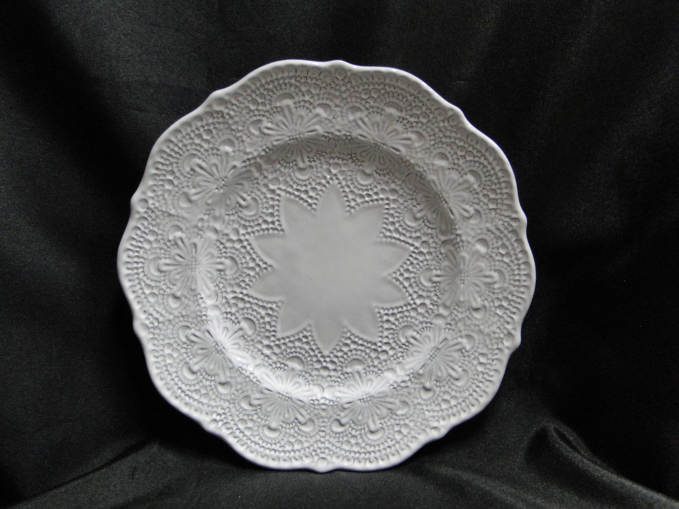 Arte Italica Merletto White, Lace: NEW Salad Plate (s), 8"